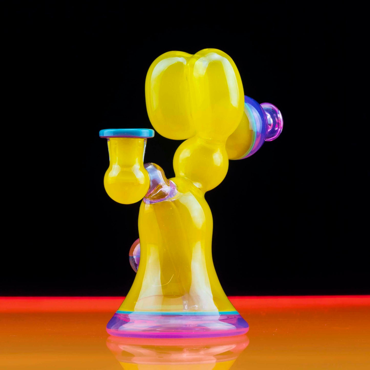 heady art piece - [Design 1] Deluxe Patterned Balloon Dog Head Banger Hanger Jammer (w/ Signed 1200 Pelican Case) by Blitzkriega
