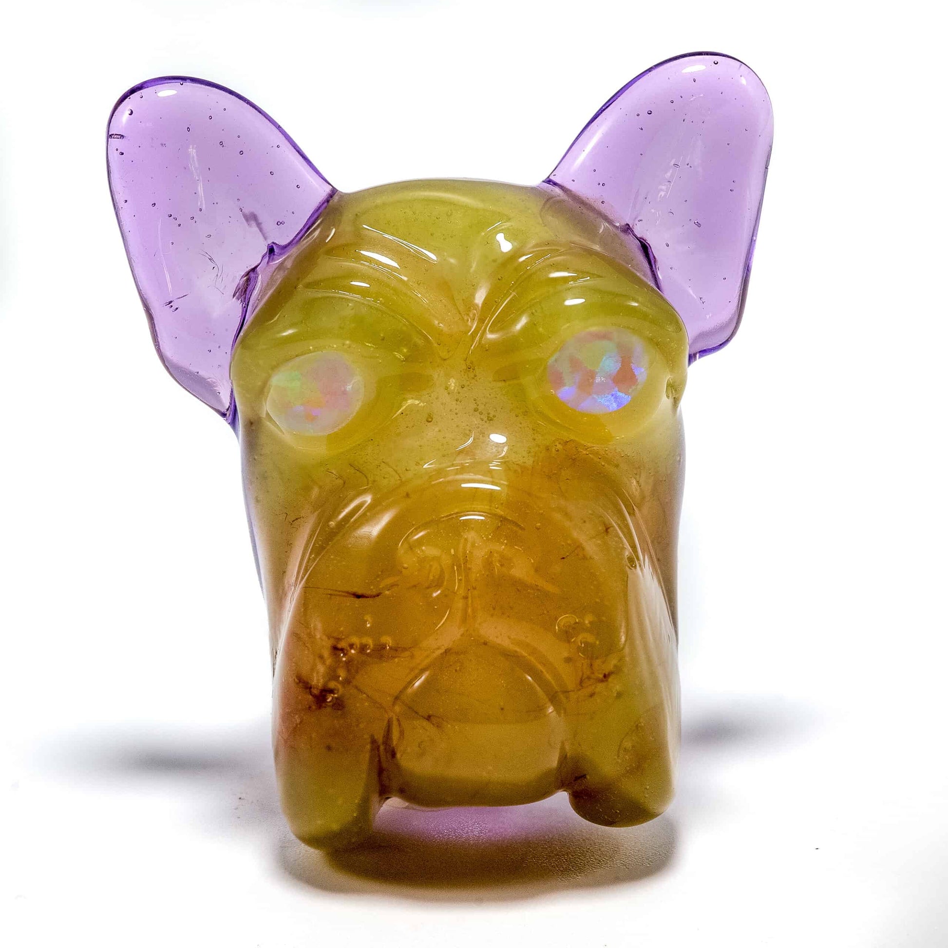 exquisite design of the [SW1] Hulk Cheese CFL/Purple Rain Full-size Frenchie Rig with Opal Eyes Set by Swanny (w/ matching Opal Eyes Frenchie Pendant, Frenchie Spinner Cap, Bobblehead Opal Eyes Pendant, a Swanny Moodmat, and