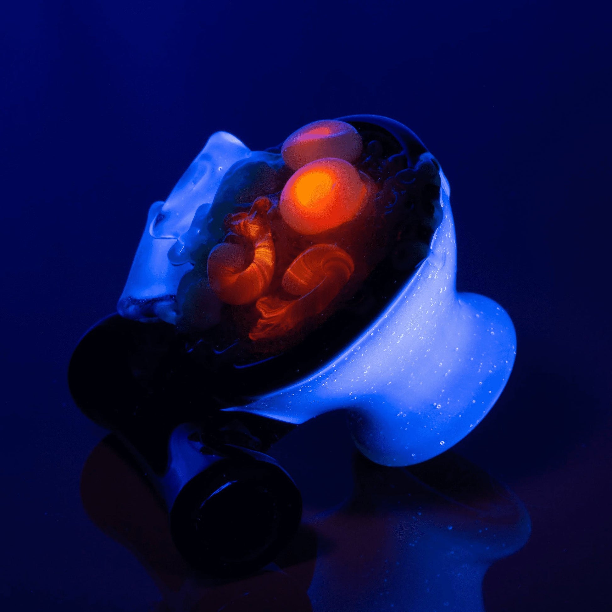 artisan-crafted glass pendant - Standard Solid Color UV Ramen Pendant (C) by Dojo Glass