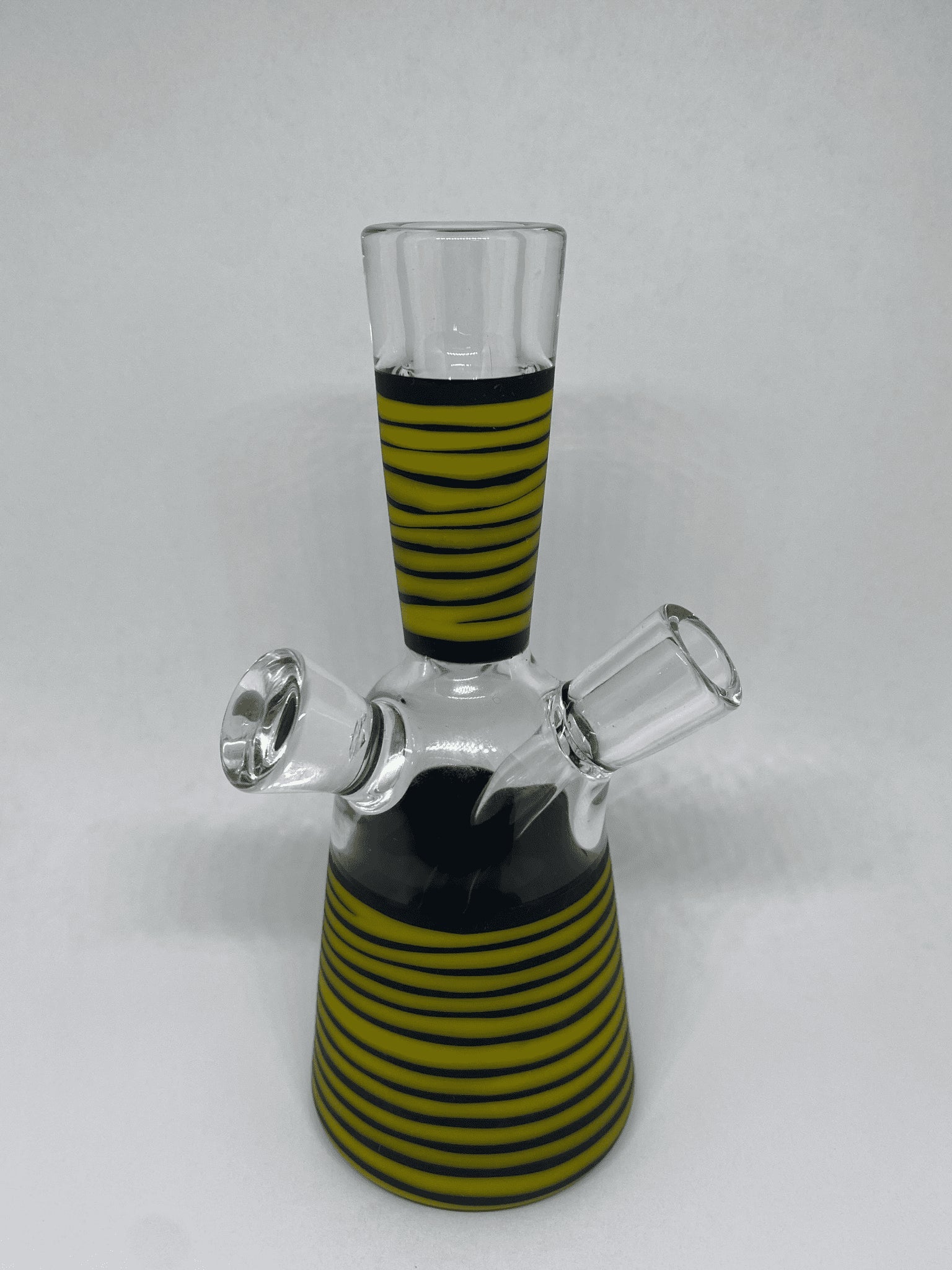 artisan-crafted art piece - Yellow Diamond Series Zoo Tube by Robertson Glass (2021)