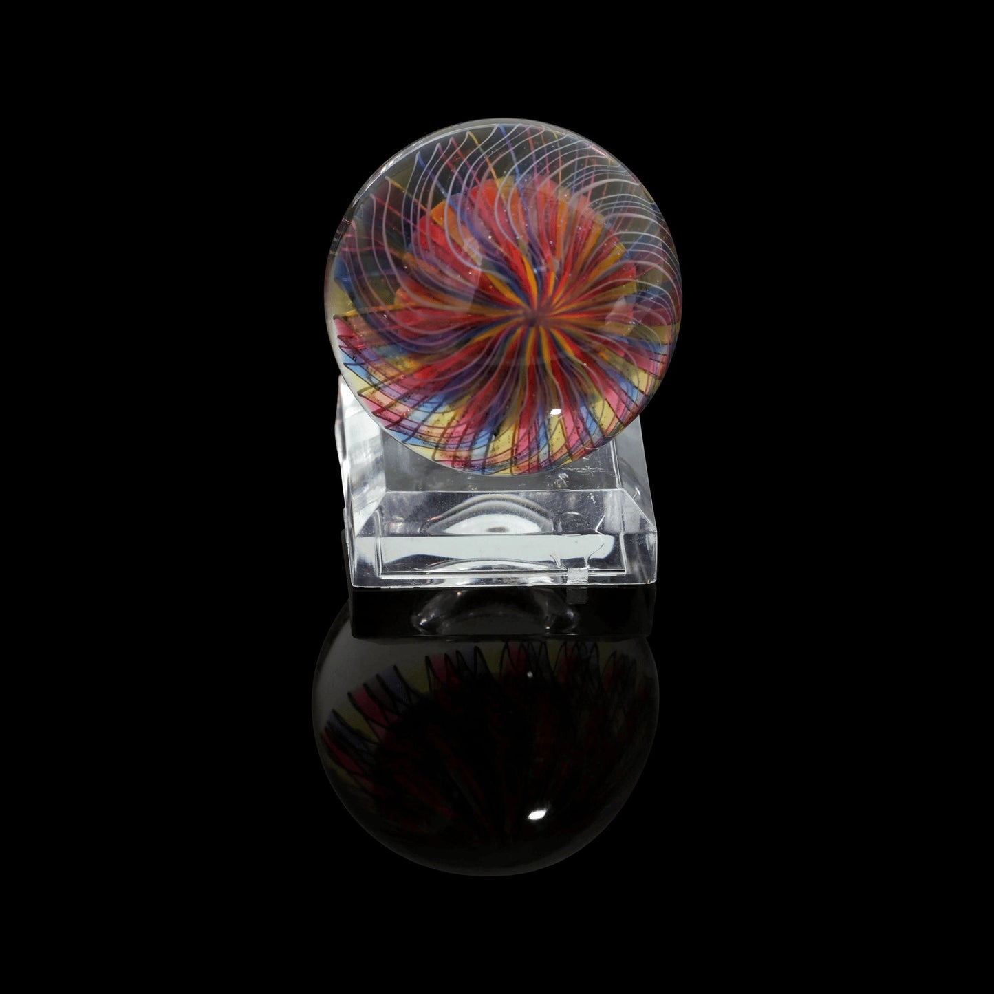 hand-blown art piece - Glass Marble (F) by Glass Azu