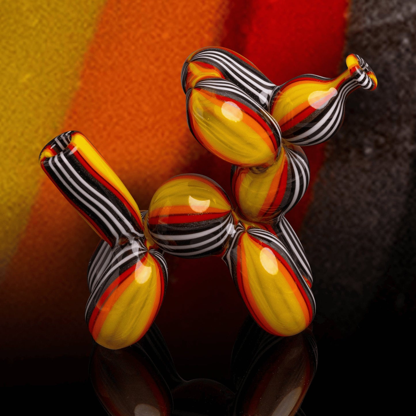 hand-blown art piece - Mini Balloon Dog by Blitzkriega (GV 2022)