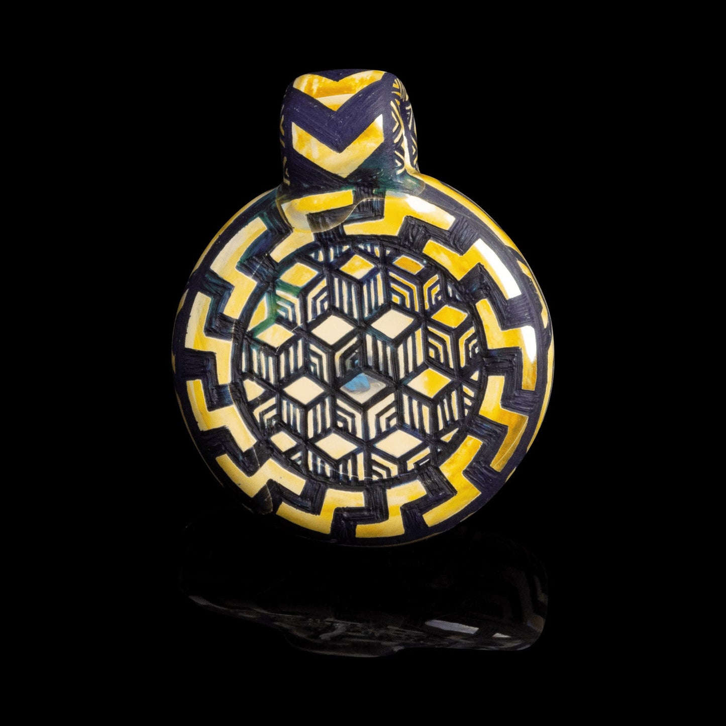 artisan-crafted glass pendant - Collab Pendant by John W x Artist Stylie (GV 2022)