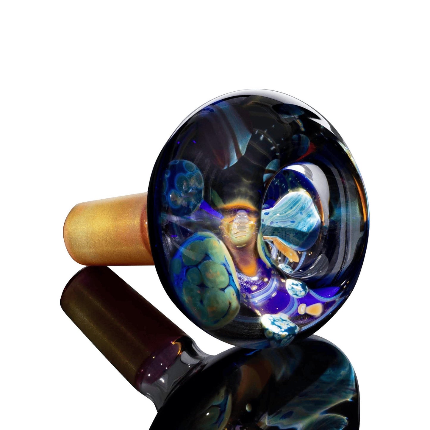 innovative art piece - Galactic Double Bub by Jolex Glass x Leisure Glass