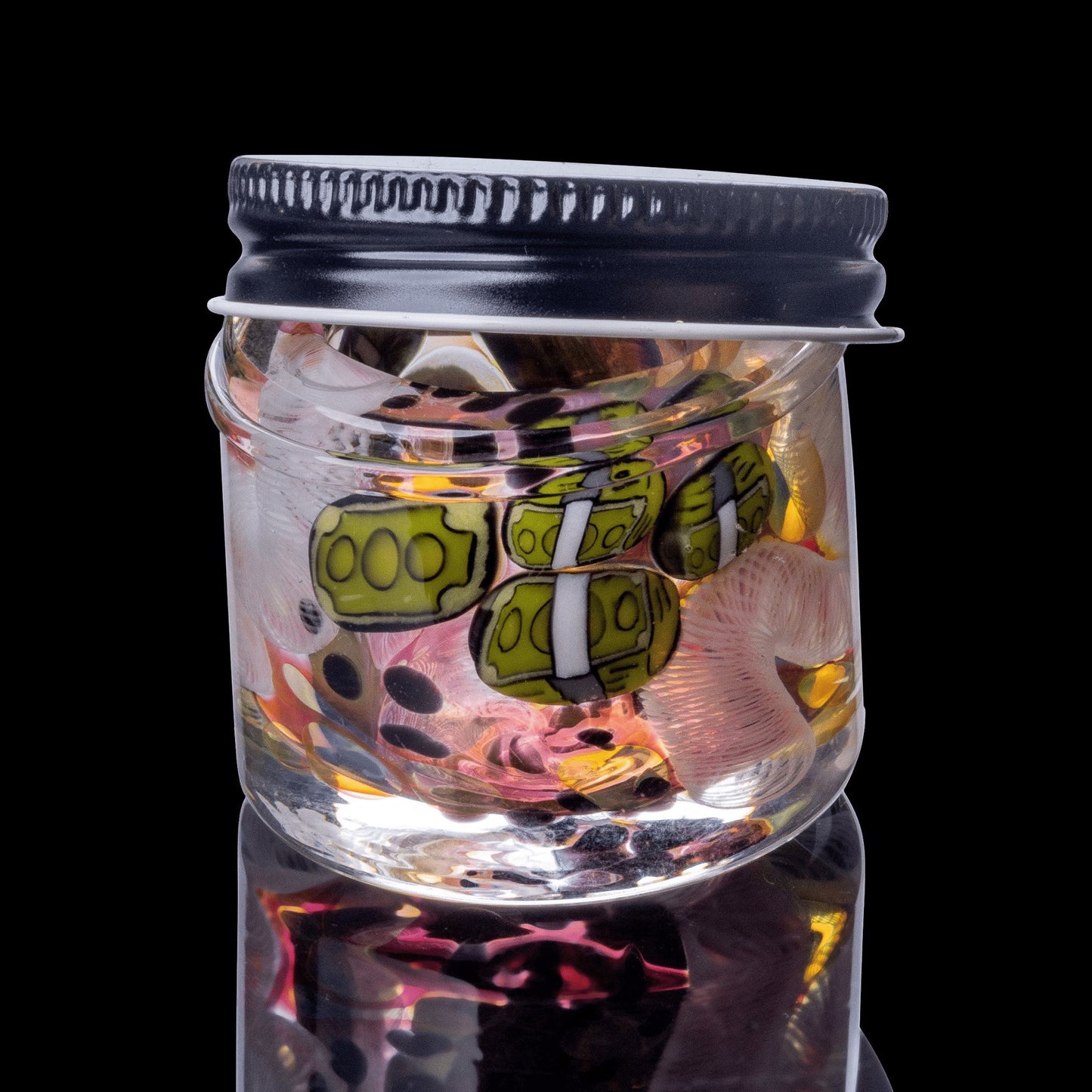 hand-blown art piece - Collab Jar by GROE x AKM (Got The Juice 2022)