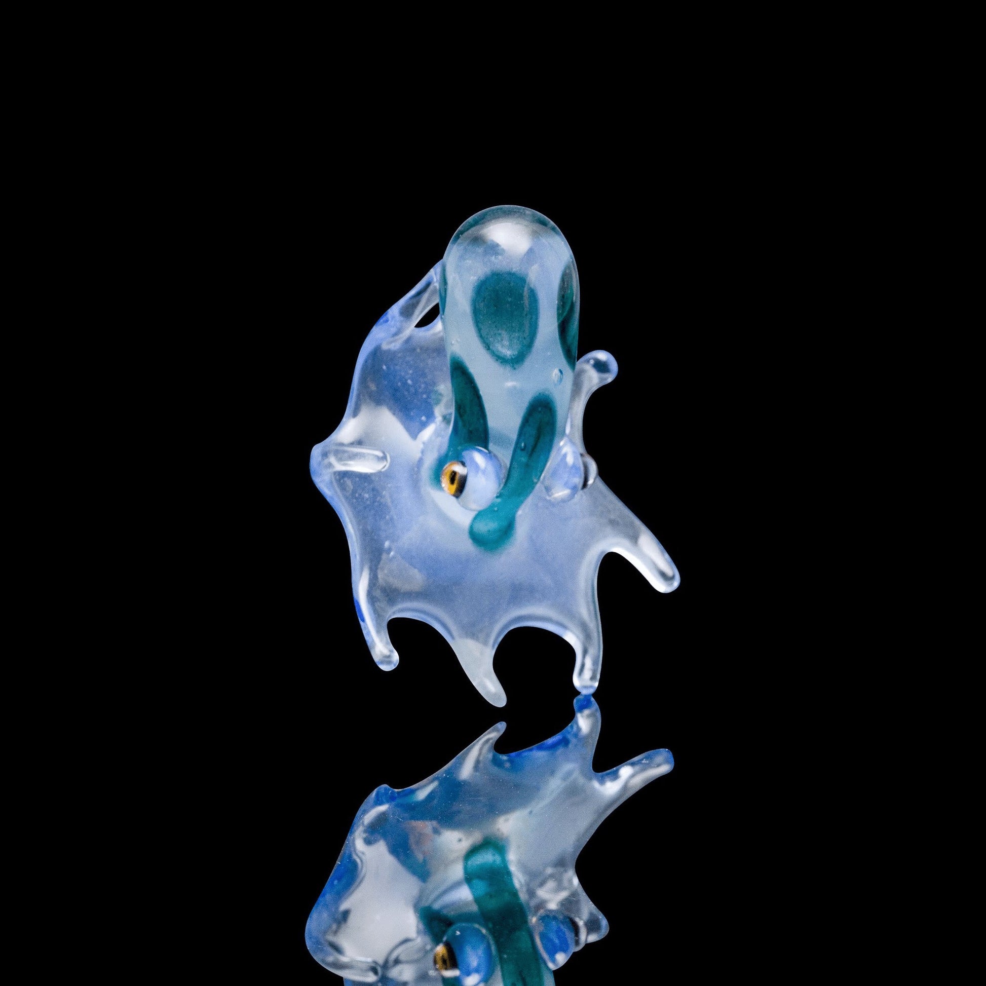 exquisite glass pendant - Solo Octopus Pendant (B) by Burtoni Glass (2022 Release) (SOLD MAX)