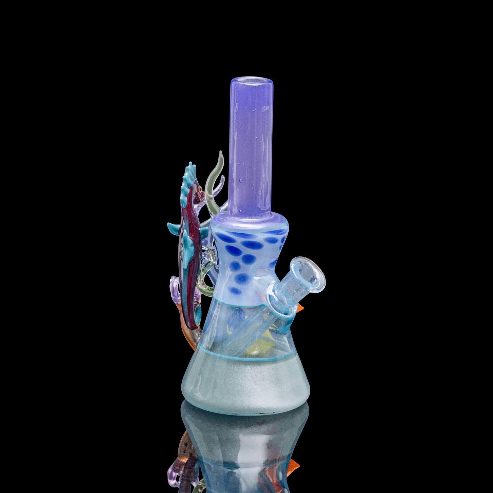 hand-blown art piece - Solo Minitube (B) by Burtoni Glass (Release 2022)