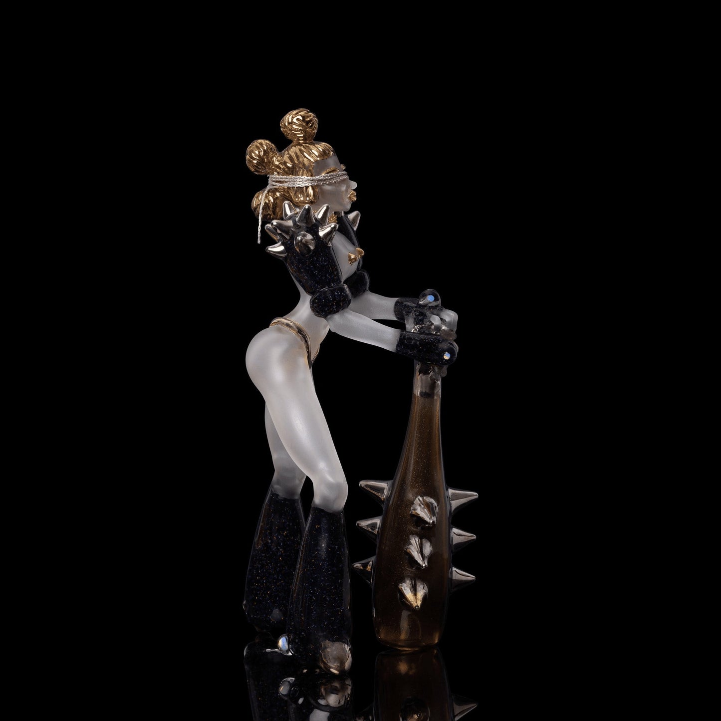 sophisticated design of the Solo Lady Justice Dry Pipe by Sibelley (Cyber Punks 2022 Release)