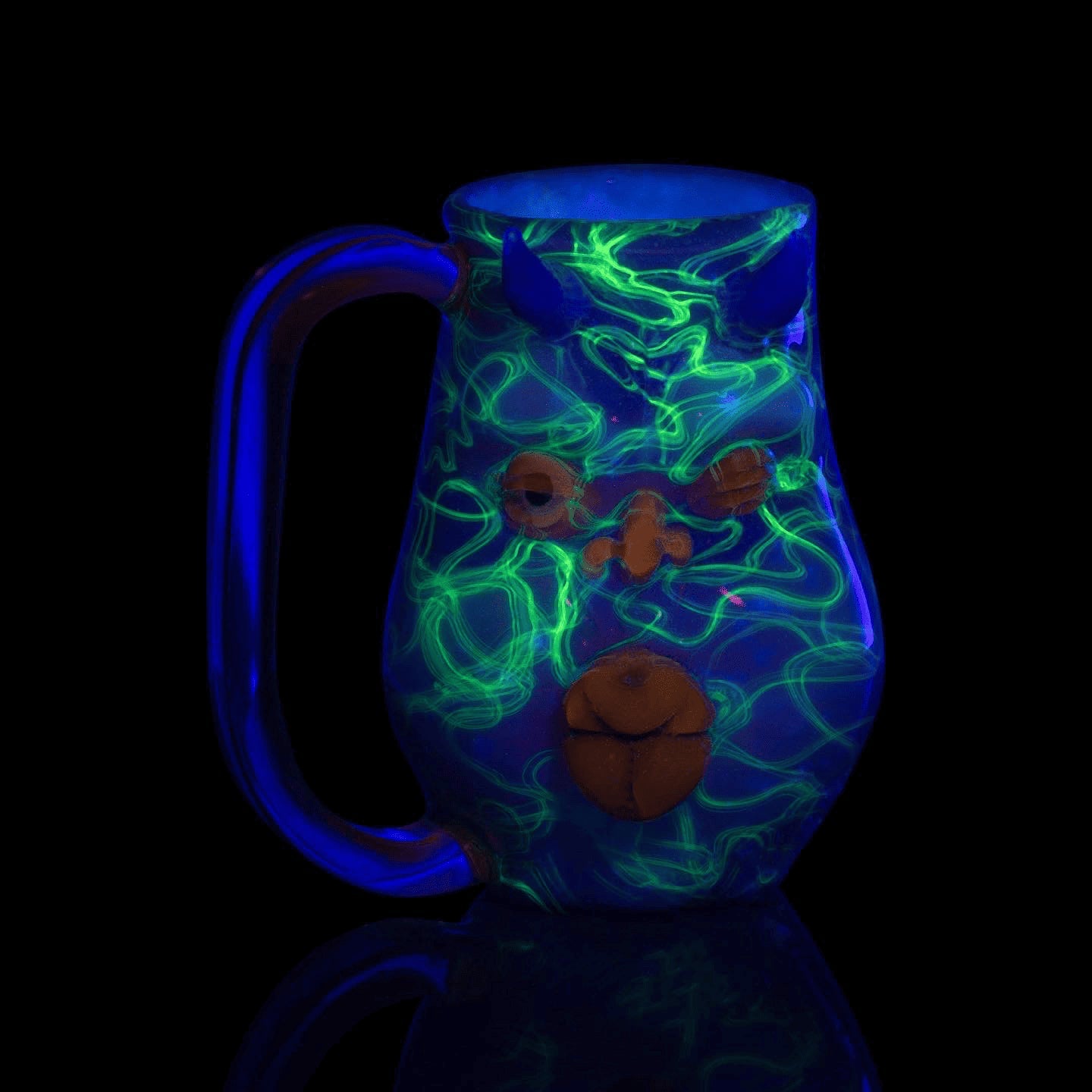 meticulously crafted art piece - Collab Devil Mug (B) by Rocko x Scomo Moanet (Scribble Season 2022)