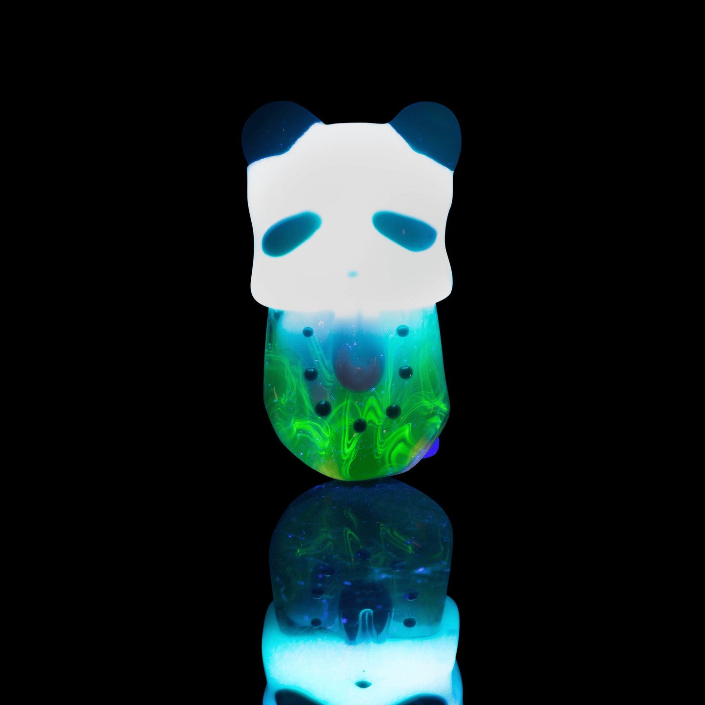 exquisite glass pendant - Collab Panda Kiwi Pendant by Sakibomb Hackysacky x Scomo Moanet (Scribble Season 2022)