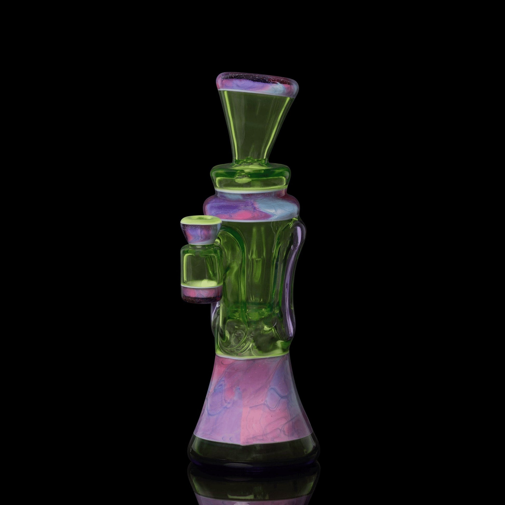 heady art piece - Collab Recycler by RyCrafted Glass x Scomo Moanet (Scribble Season 2022)