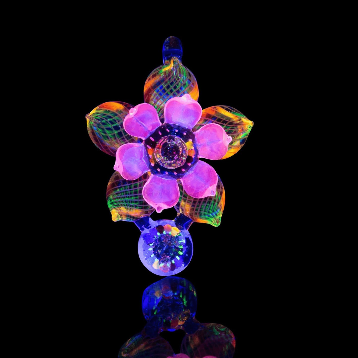 exquisite glass pendant - Collab Pendant (B) by Mars Glassworks x Karma Glass (Rainbow Equinox 2022)