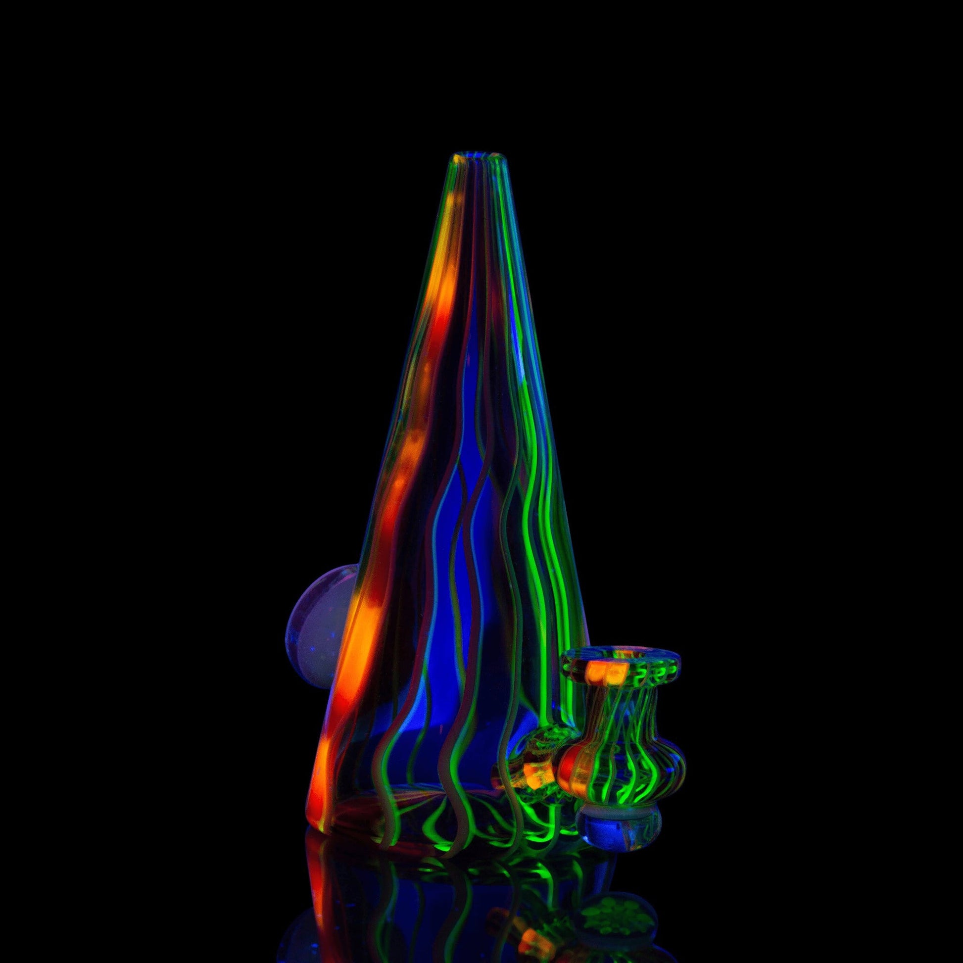 sophisticated art piece - Solo Prism by Karma Glass (Rainbow Equinox 2022)