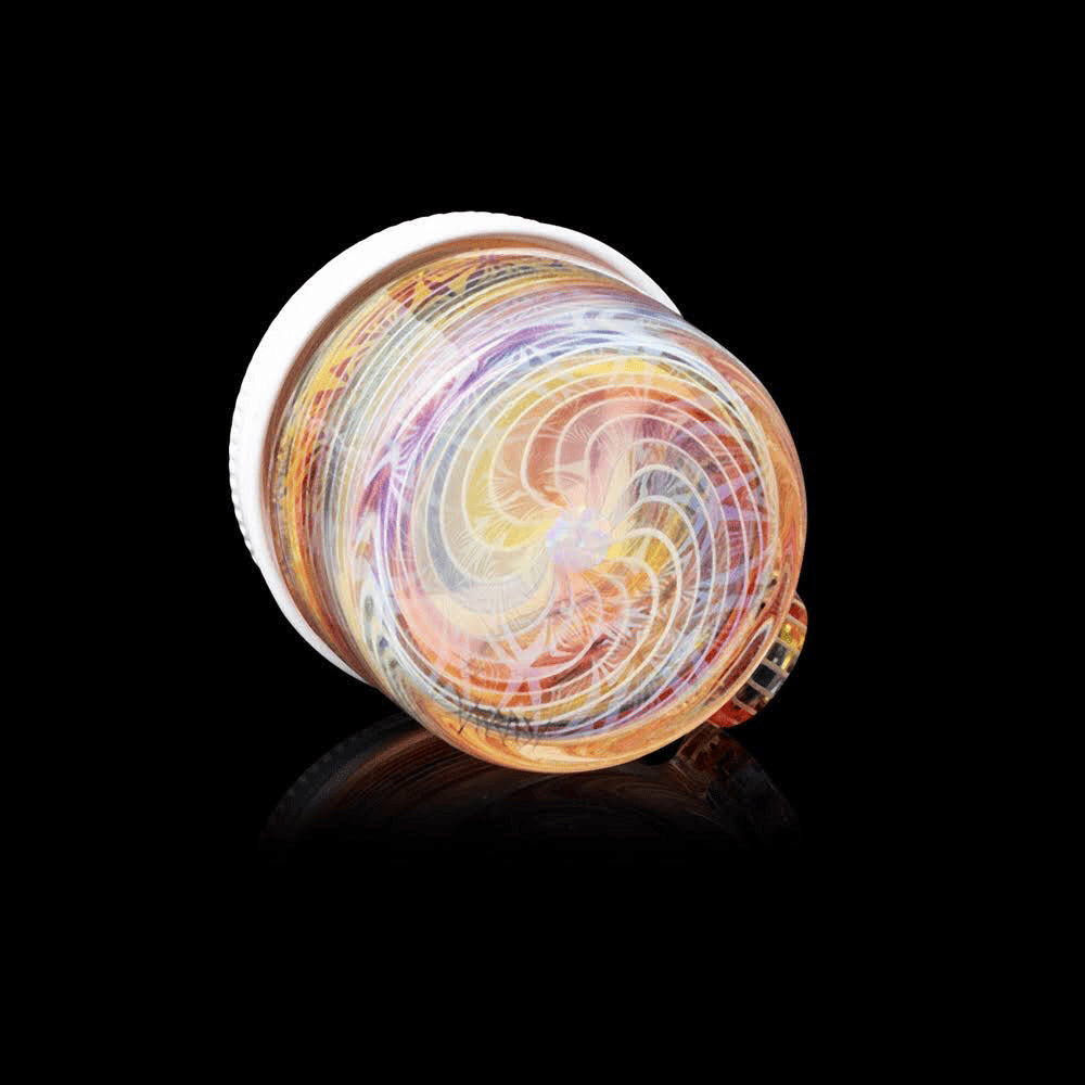 meticulously crafted art piece - Collab Baller Jar (B) by Baller Jar x Steven Sizelove x Karma Glass (Rainbow Equinox 2022)
