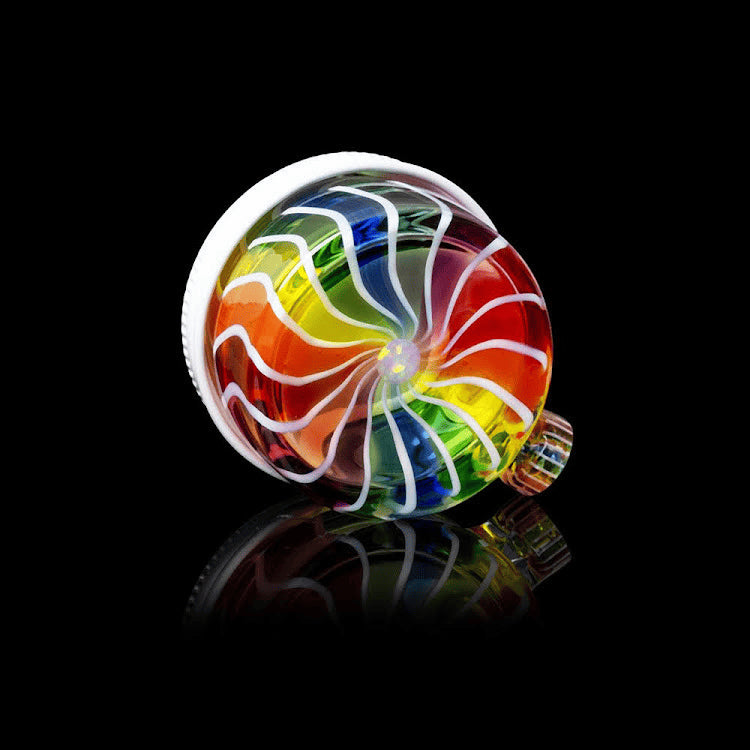 meticulously crafted art piece - Collab Baller Jar (A) by Baller Jar x Karma Glass (Rainbow Equinox 2022)