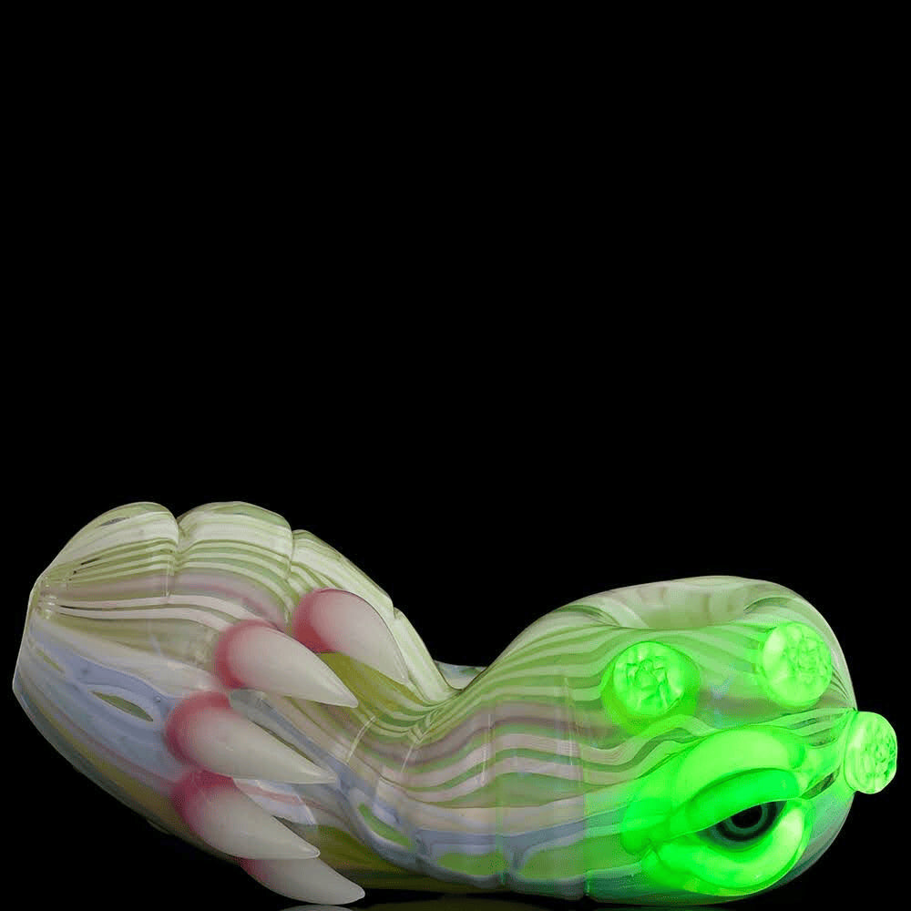 luxurious art piece - Kandy Kush Spoon by Salt Glass x Trip A (Sweater Weather)