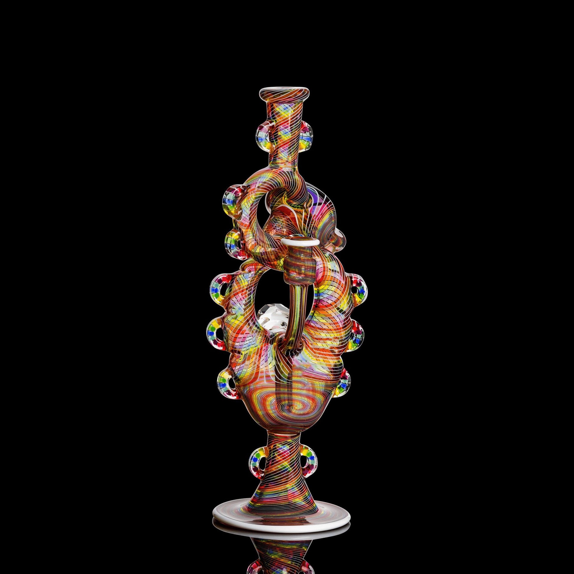 hand-blown art piece - Rainbows and Snakes by Karma x Niko Cray (SCOPE 2022)