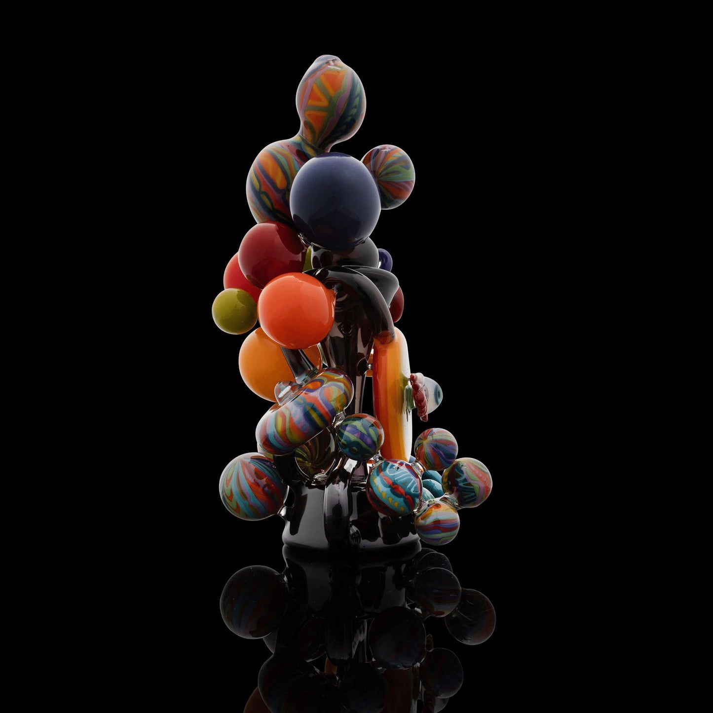 hand-blown art piece - Triple Asymmetry by Trip A x Snic Barnes (SCOPE 2022)