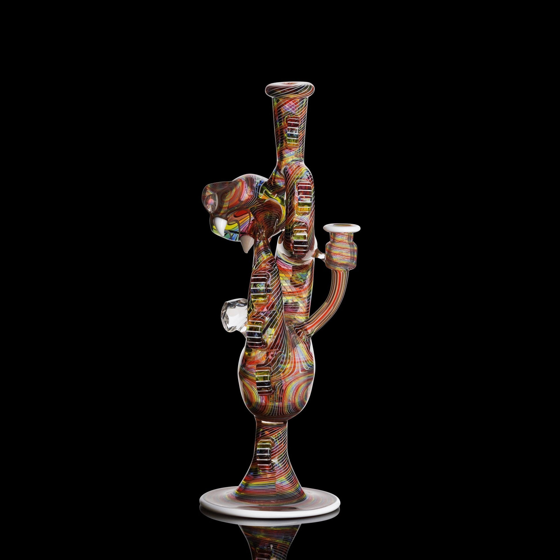 hand-blown art piece - Rainbows and Snakes by Karma x Niko Cray (SCOPE 2022)