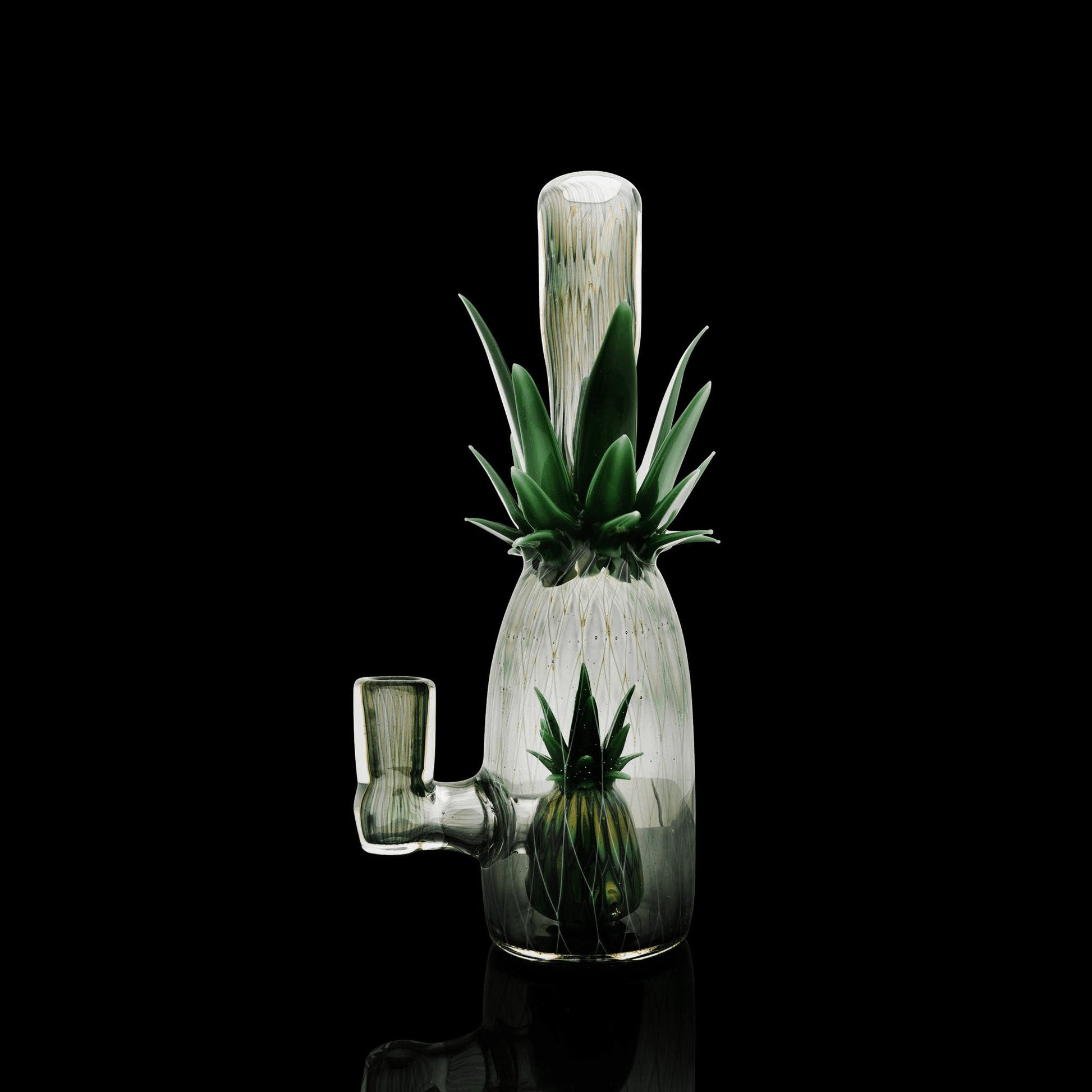 heady art piece - Pineapple Inception Tube by Hondo Glass (SCOPE 2022)