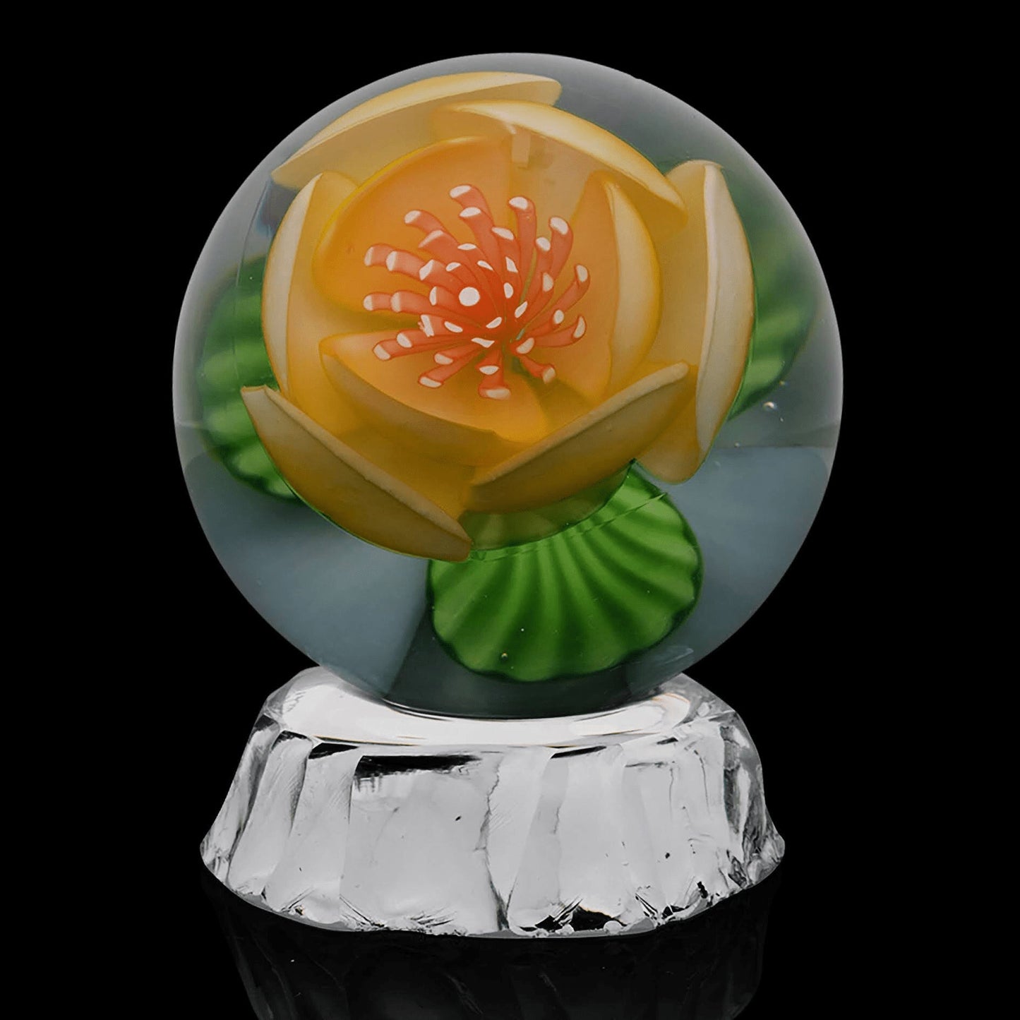 meticulously crafted art piece - Self Reflection Marble by Jared DeLong Glass (SCOPE 2022)