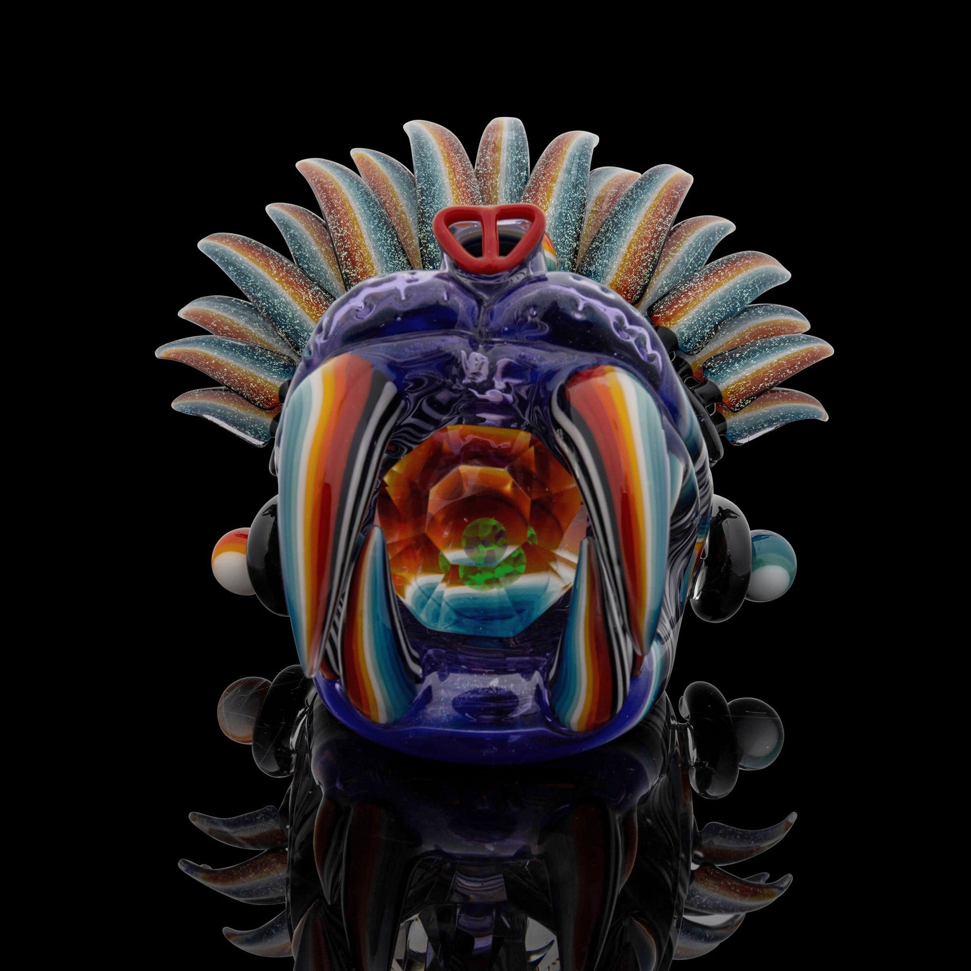 artisan-crafted art piece - Jaguar Head Collab by Pinky Brewtz x Preston Hannah (SCOPE 2022)