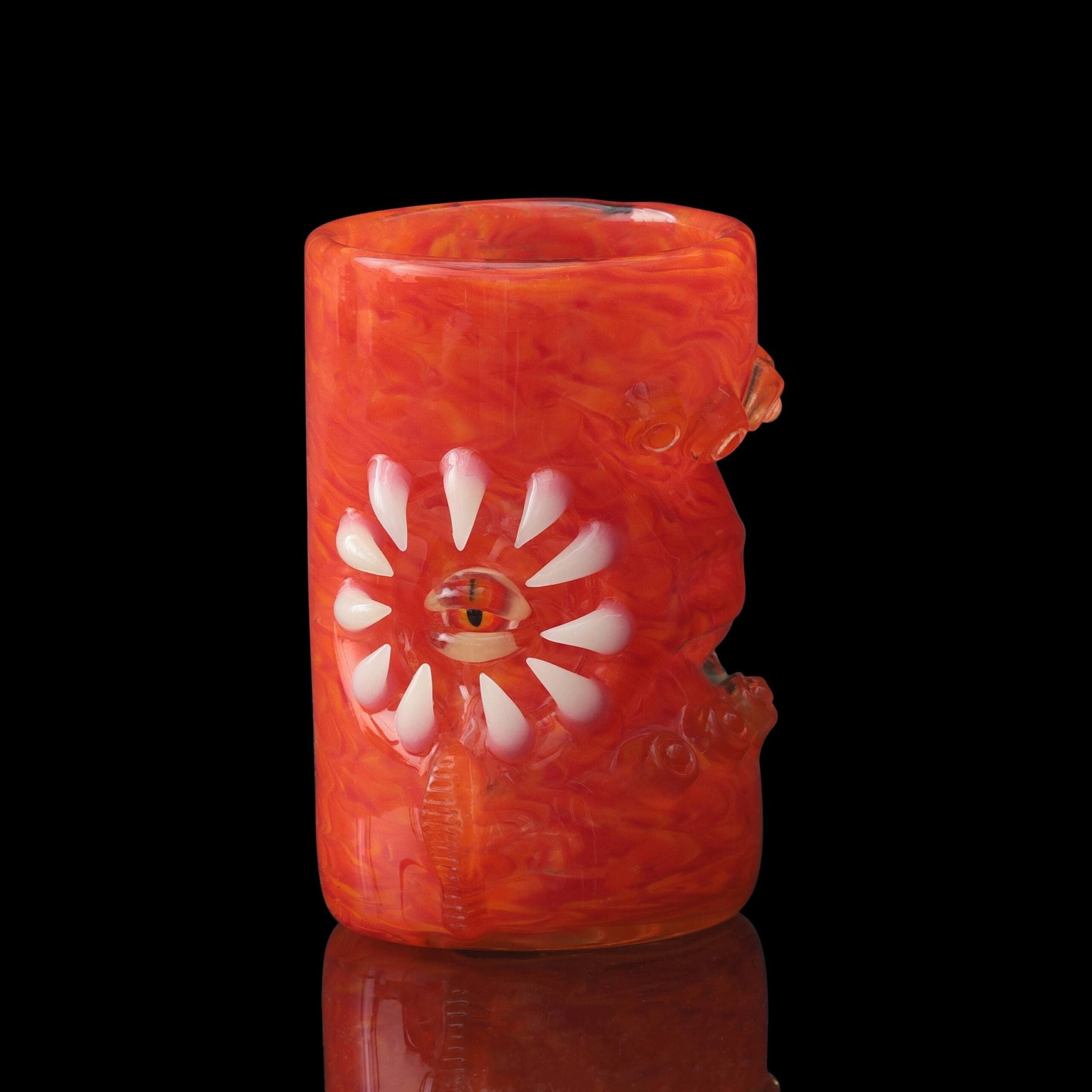 exquisite art piece - Fire Patterned Cup by Salt Glass (SCOPE 2022)