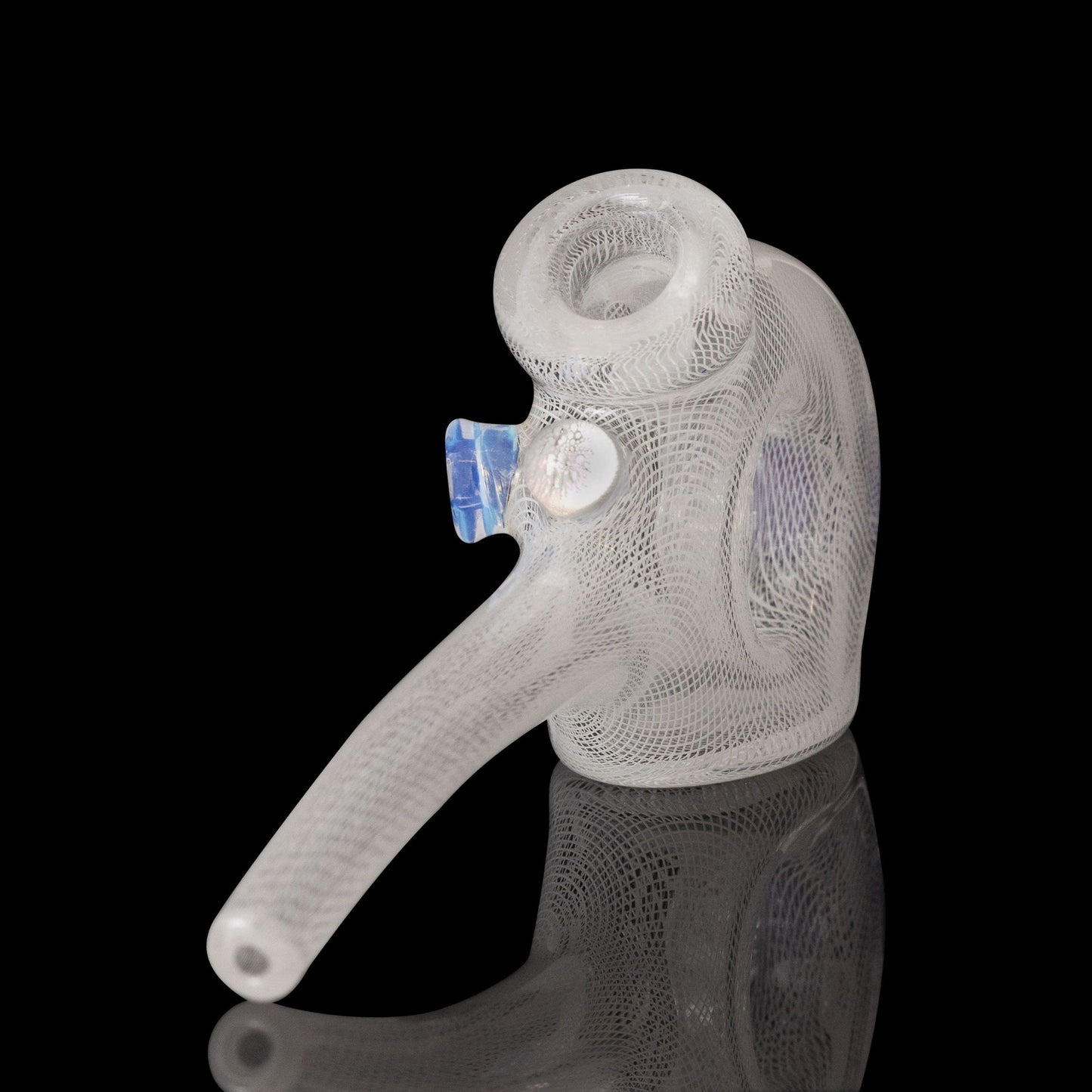 hand-blown design of the Collab Dry Pipe by Blue Soldier x CalM (2023)