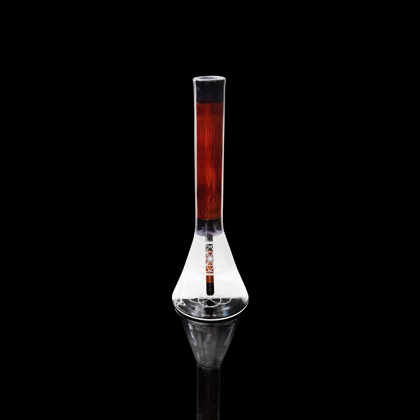 luxurious art piece - Wood Grain Beaker by Gobs Glass (2023 Release)