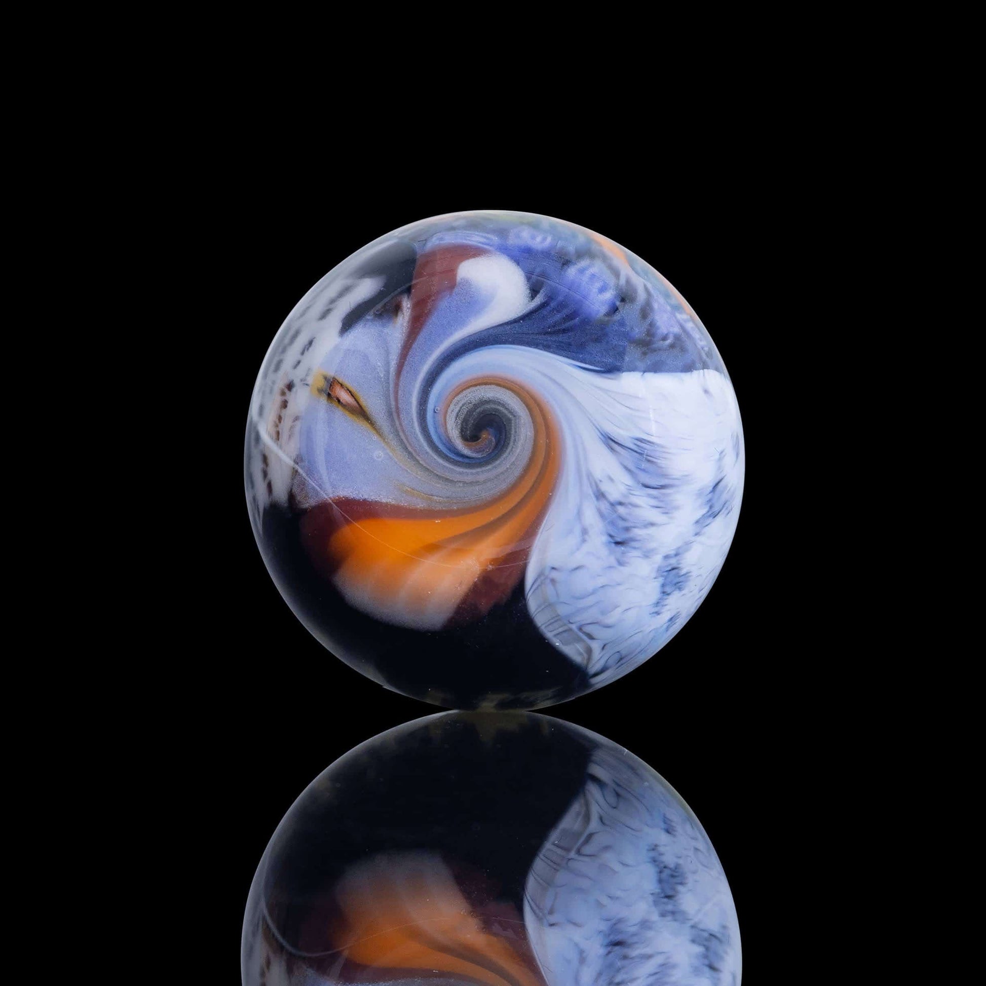 hand-blown art piece - Topper Marble (D) by Crunklestein (Trinkets & Tokens 2022)