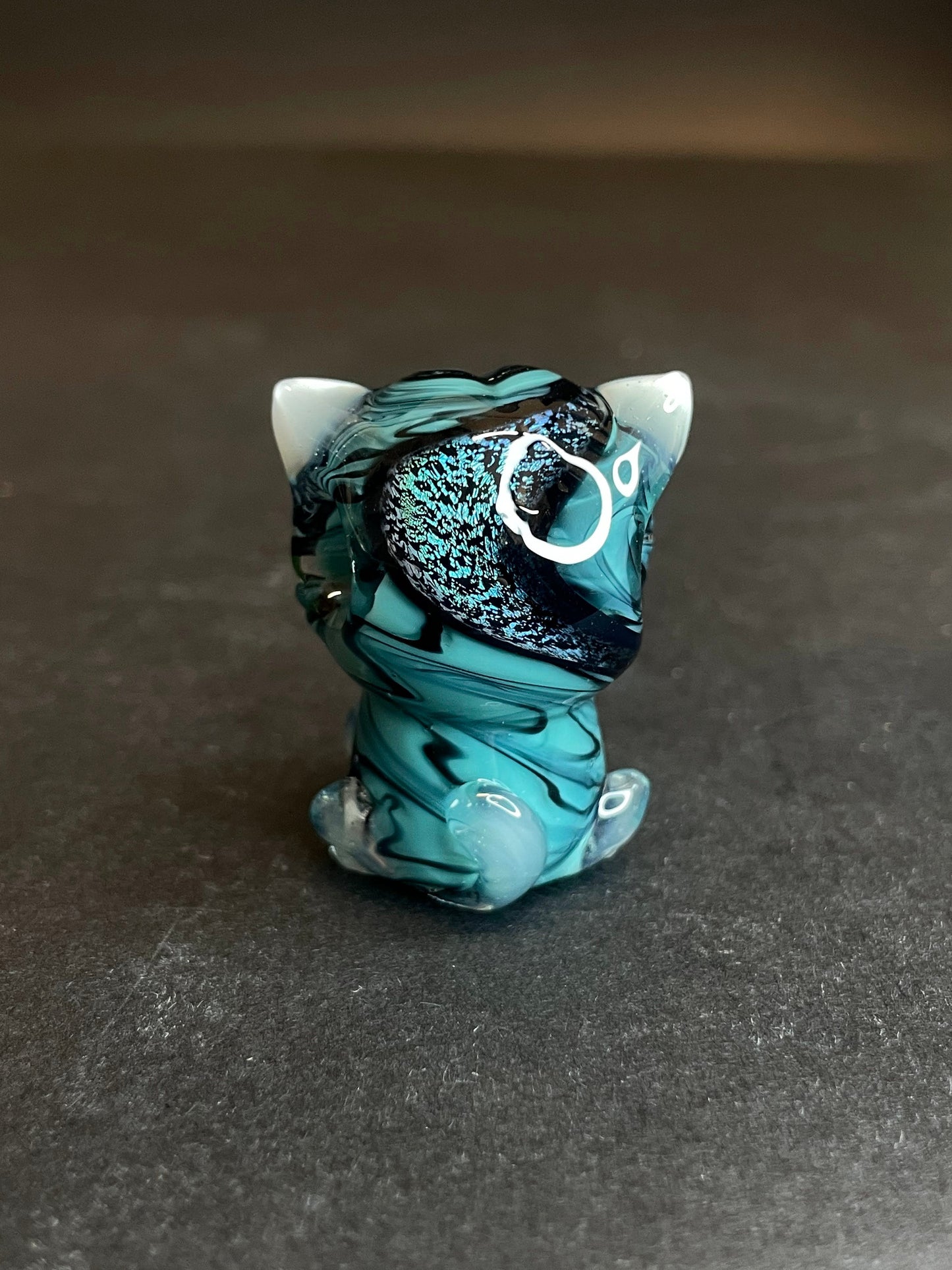 hand-blown glass pendant - Kitty Pendant (D) by Nathan Belmont (2023)