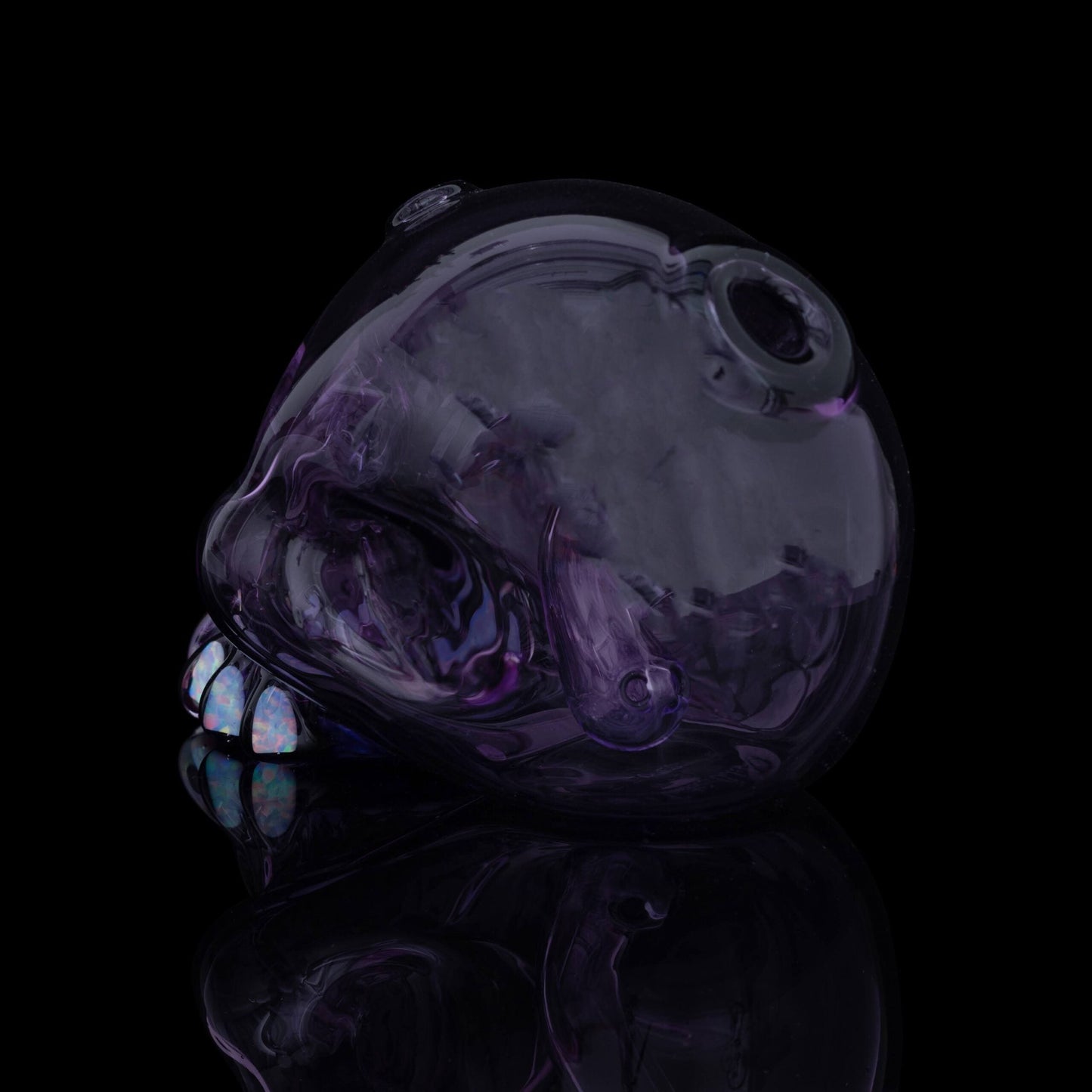 heady art piece - Purple Skull by Carsten Carlile (2023)